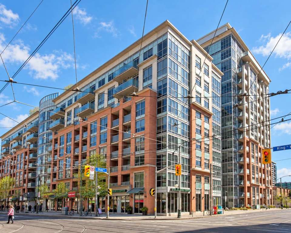 Exterior of DNA at 1 Shaw St, Toronto